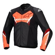 BUNDA FASTER 3, ALPINESTARS (ČERNÁ/ČERVENÁ FLUO) 2025