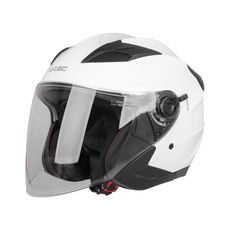 W-TEC BARCELA OTEVŘENÁ HELMA BÍLÁ LESK
