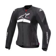 BUNDA STELLA T-GP PLUS R 4 AIRFLOW, ALPINESTARS, DÁMSKÁ (ČERNÁ/BÍLÁ) 2024