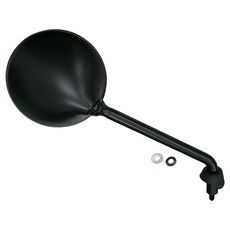 ZPĚTNÉ ZRCÁTKO PLASTOVÉ (ZÁVIT PRAVÝ M8, PRŮMĚR SKLA 120 MM), Q-TECH, P