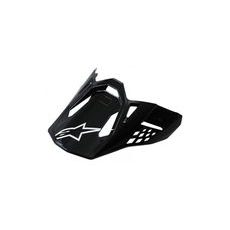 ALPINESTARS KŠILT PRO HELMY SUPERTECH S-M10 A S-M8 SOLID (ČERNÝ LESKLÝ)