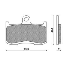 BRZDOVÉ DESTIČKY, NEWFREN (SMĚS ROAD TOURING SINTERED) 2 KS V BALENÍ