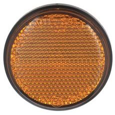 ODRAZKA KULATÁ, Q-TECH (ORANŽOVÁ)