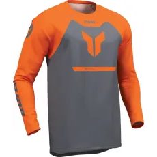PÁNSKÝ MOTO DRES THOR RIDEMODE MENACE JERSEY ORANŽOVÁ/ANTRACITOVÁ