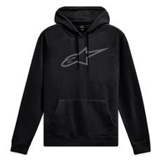 ALPINESTARS MIKINA AGELESS HOODIE 3 ČERNÁ ŠEDÁ