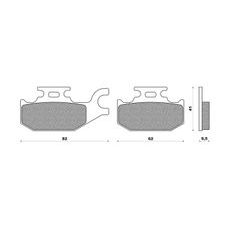 BRZDOVÉ DESTIČKY, NEWFREN (SMĚS SCOOTER ELITE ORGANIC) 2 KS V BALENÍ