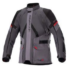 BUNDA MONTEIRA DRYSTAR XF, ALPINESTARS (TMAVĚ ŠEDÁ/ČERNÁ/ČERVENÁ) 2024