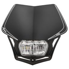 UNI PŘEDNÍ MASKA VČETNĚ SVĚTLA V-FACE FULL LED, RTECH (ČERNÁ)