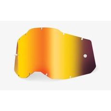 PLEXI ACCURI 2/STRATA 2, 100% - USA DĚTSKÉ (ČERVENÉ CHROM, ANTI-FOG)