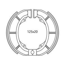 BRZDOVÉ OBLOŽENÍ (STANDARDNÍ MATERIÁL) NEWFREN (2 KS V BALENÍ)