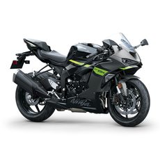 KAWASAKI NINJA ZX-6R MY26 METALLIC MATTE GRAPHENESTEEL GRAY / METALLIC SPARK BLACK / LIME GREEN