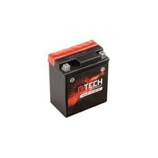 BATERIE 12V, YTX7L-BS, 6AH, 85A, BEZÚDRŽBOVÁ MF AGM 114X71X134, A-TECH (VČ. BALENÍ ELEKTROLYTU)