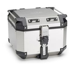 MONOKEY TOPCASE K-FORCE - 42L, KAPPA (STŘÍBRNÝ, HLINÍK, 40,9X32,3X45,4 CM)