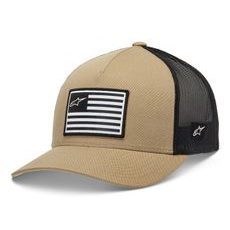 ALPINESTARS KŠILTOVKA FLAG SNAP HAT (PÍSKOVÁ/ČERNÁ/BÍLÁ)