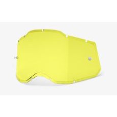 PLEXI INJECTED RACECRAFT 2/ACCURI 2/STRATA 2, 100% (ŽLUTÉ, ANTI-FOG)