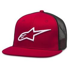 ALPINESTARS KŠILTOVKA CORP TRUCKER (ČERVENÁ/ČERNÁ)