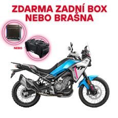 CFMOTO 450MT-R ZEPHYR BLUE E5+ ZADNÍ BOX NEBO BRAŠNA ZDARMA