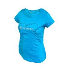 PSÍ HUBÍK X CFMOTO TRIČKO DÁMSKÉ (MODRÉ)