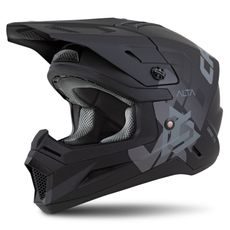 PŘILBA CROSS CUP 2 ALTA JUNIOR, CASSIDA, DĚTSKÁ (ČERNÁ MATNÁ/TMAVĚ ŠEDÁ) 2024