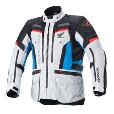 BUNDA BOGOTA PRO DRYSTAR HONDA KOLEKCE, ALPINESTARS (SVĚTLE ŠEDÁ/ČERVENÁ FLUO/MODRÁ/ČERNÁ) 2024