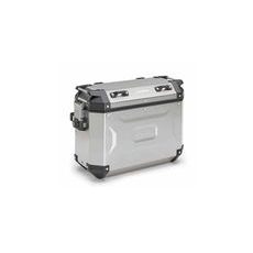 SADA BOČNÍCH KUFRŮ K-FORCE - 37L, KAPPA (STŘÍBRNÝ, HLINÍK, 49,5X38,7X24,6 CM)