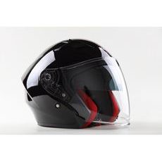 OTEVŘENÁ PŘILBA MAXX SKÚTROVÁ HELMA (ČERNÁ LESKLÁ)