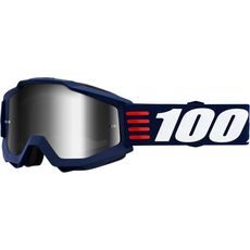 100% BRÝLE ACCURI ART DECO - USA (STŘÍBRNÉ CHROM + ČIRÉ PLEXI S ČEPY PRO SLÍDY)