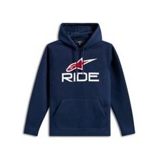 MIKINA RIDE HOODIE 3, ALPINESTARS (MODRÁ/BÍLÁ/ČERVENÁ/)