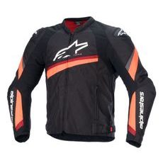 BUNDA T-GP PLUS R 4, ALPINESTARS (ČERNÁ/ČERVENÁ FLUO) 2024