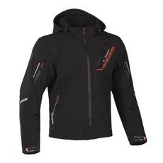 MBW PÁNSKÁ SOFTSHELL MOTO BUNDA S KAPUCÍ DENVER ČERNÁ