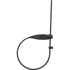 SPECIÁLNÍ UZAMYKATELNÉ STAHOVACÍ LANKO S OCELOVÝM JÁDREM COMBIFLEX DÉLKA KABELU 45CM (ČERNÁ), ABUS