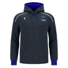 MIKINA NA ZIP S KAPUCÍ TRAVEL, MONSTER ENERGY YAMAHA (ANTRACIT)