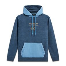 MIKINA OCCURANCE HOODIE, ALPINESTARS (MODRÁ)