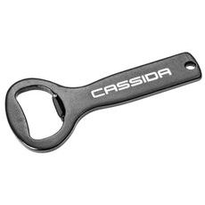 HLINÍKOVÝ OTVÍRÁK NA PIVO-LIMO, ČERNÝ, LOGO CASSIDA