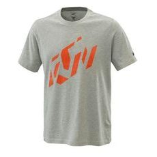 KTM PÁNSKÉ TRIKO RADICAL SLICED TEE GREY MELANGE