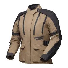 MODEKA DÁMSKÁ MOTOCYKLOVÁ BUNDA LUCANO PÍSKOVO ČERNÁ