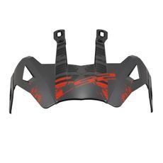 LS2 MX702 PEAK CRAZY MATT BLACK RED