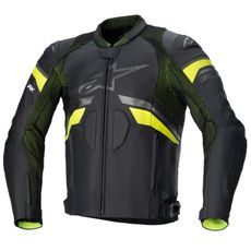BUNDA GP PLUS R RIDEKNIT, TECH-AIR 5 KOMPATIBILNÍ, ALPINESTARS (ČERNÁ/ŽLUTÁ FLUO) 2023