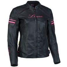 MBW DÁMSKÁ KOŽENÁ MOTO BUNDA PINKY ČERNÁ RŮŽOVÁ