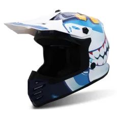 DĚTSKÁ MOTO HELMA XRC MX SHARKER BLUE