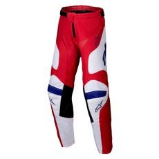 KALHOTY RACER VEIL, ALPINESTARS, DĚTSKÉ (ČERVENÁ/BÍLÁ) 2025