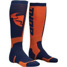 DĚTSKÉ MOTOKROSOVÉ PONOŽKY THOR MX NAVY/ORANGE VEL. 31-36