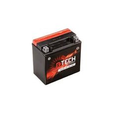 BATERIE 12V, YT12B-BS, 11AH, 125A, BEZÚDRŽBOVÁ MF AGM 151X70X130, A-TECH (VČ. BALENÍ ELEKTROLYTU)