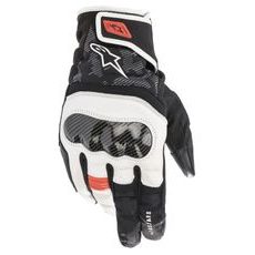 RUKAVICE SMX Z DRYSTAR, ALPINESTARS (ČERNÁ/BÍLÁ/ČERVENÁ FLUO)