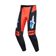 KALHOTY TECHSTAR KNIF, ALPINESTARS (ORANŽOVÁ/ČERNÁ/MODRÁ) 2026