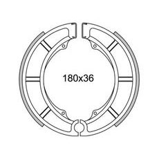 BRZDOVÉ OBLOŽENÍ (DRÁŽKOVANÉ) NEWFREN (2 KS V BALENÍ)