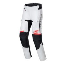 KALHOTY BOGOTA PRO DRYSTAR HONDA KOLEKCE, ALPINESTARS (SVĚTLE ŠEDÁ/ČERVENÁ FLUO/ČERNÁ) 2024