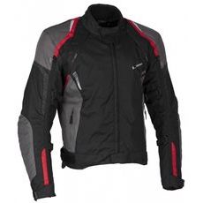 MBW PÁNSKÁ TEXTILNÍ MOTO BUNDA LUCAS ČERNO ČERVENÁ