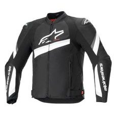 BUNDA T-GP PLUS R 4, ALPINESTARS (ČERNÁ/BÍLÁ) 2024