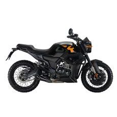 ZONTES 125 GK SCRAMBLER ČERNÁ/ORANŽOVÁ DRÁTĚNÁ KOLA EURO5